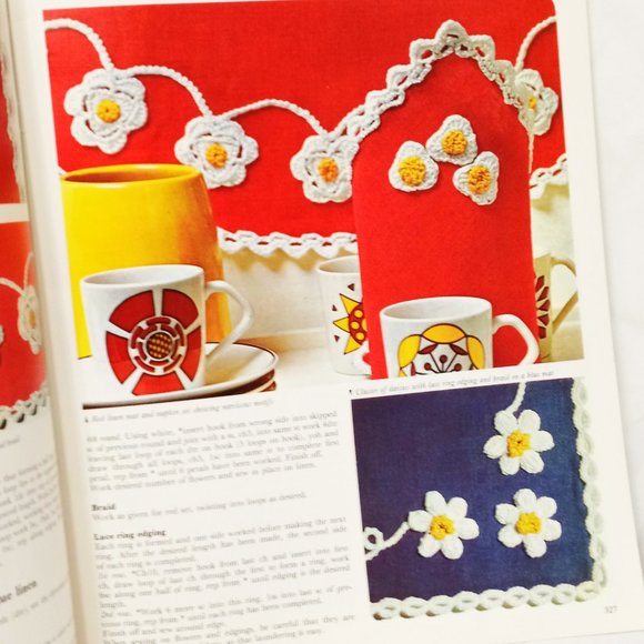 Golden Hands Magazine Patchwork Knitting Netting Part 17 Vol 2 Guide 70s - Picture 6 of 9